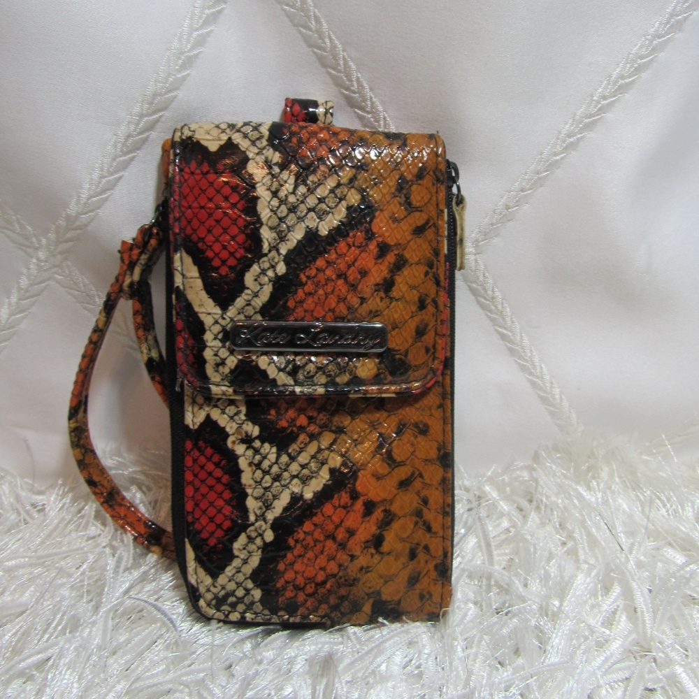 Kate Landry Python Print Wristlet - image 3